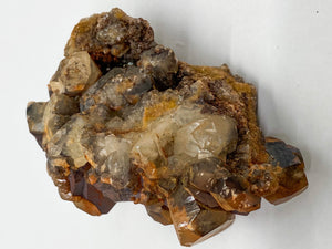 Iron Oxidized Quartz on Calcite