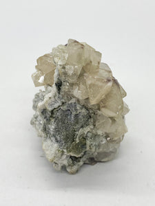 Octahedral Scheelite with Cube Fluorite