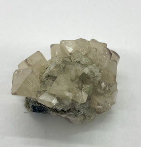 Octahedral Scheelite with Cube Fluorite