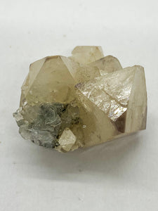 Octahedral Scheelite with Cube Fluorite