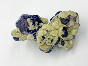 Purple Window Fluorite with Spherical Mica
