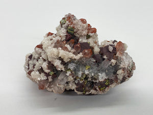 Red Quartz with Pyrite