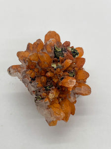 Red Quartz with Pyrite