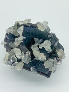 Fluorite with Calcite