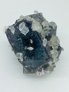 Fluorite with Calcite