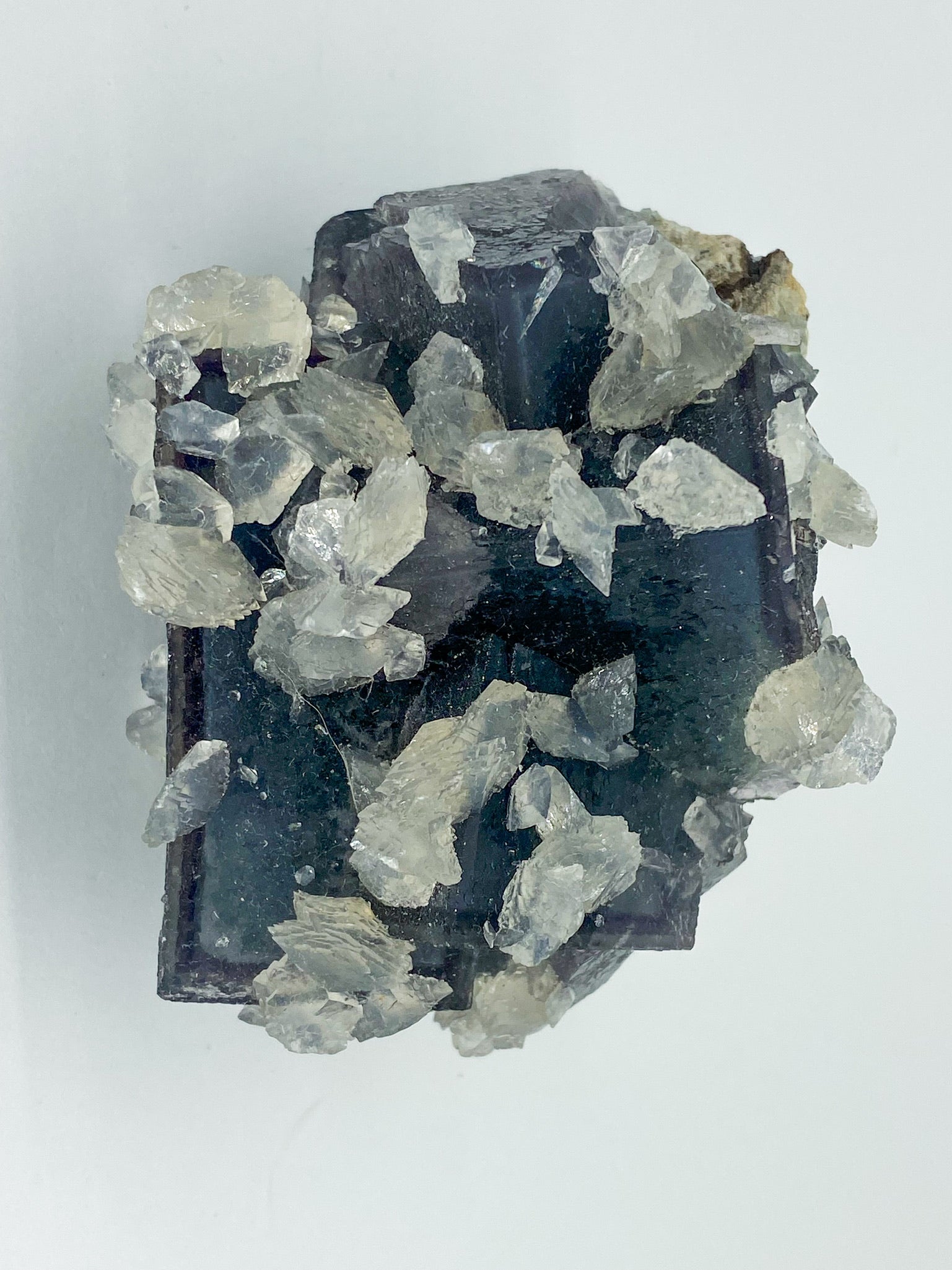 Fluorite with Calcite