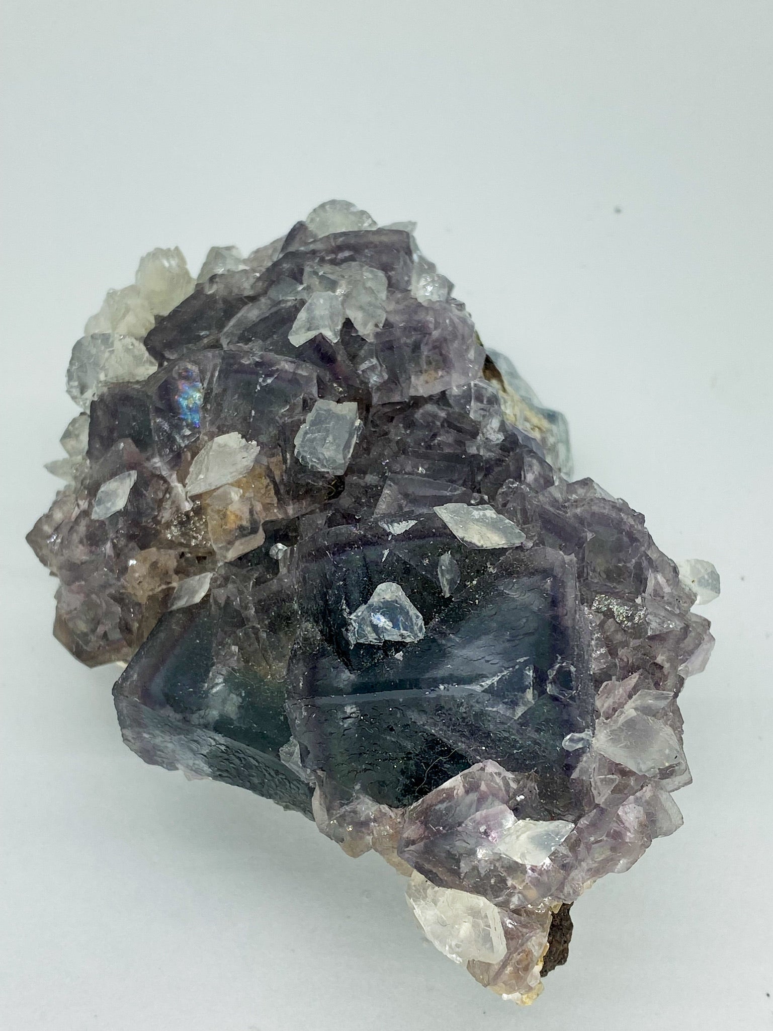 Fluorite with Calcite