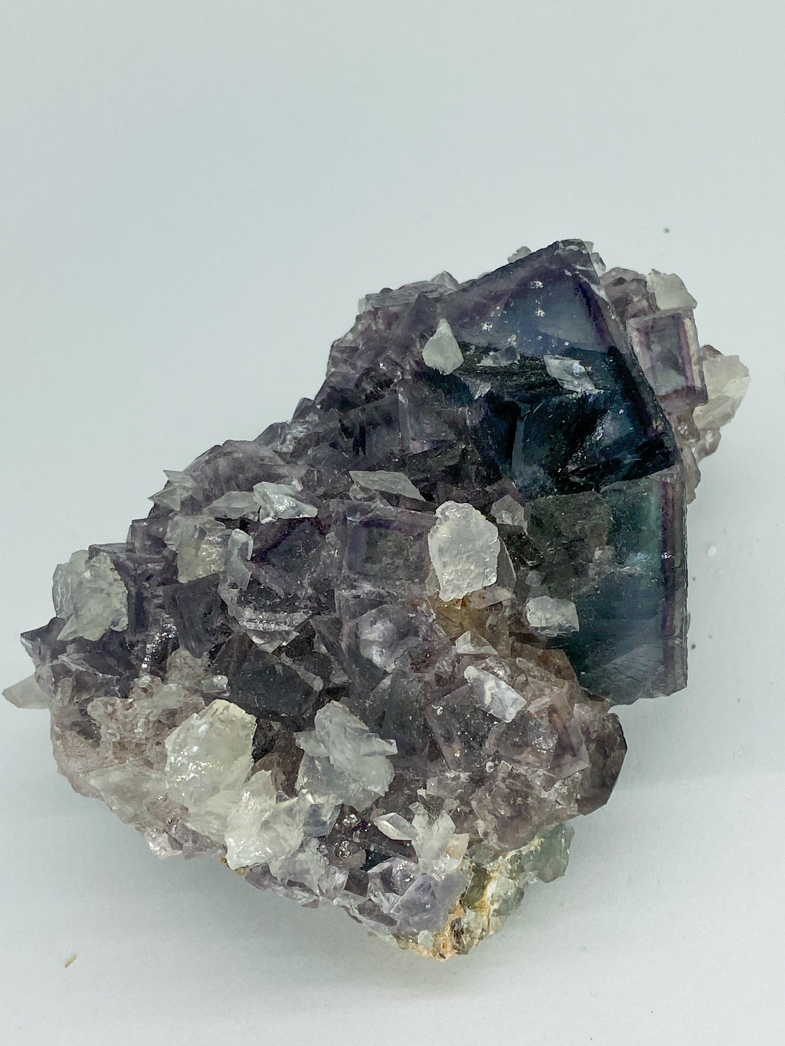 Fluorite with Calcite