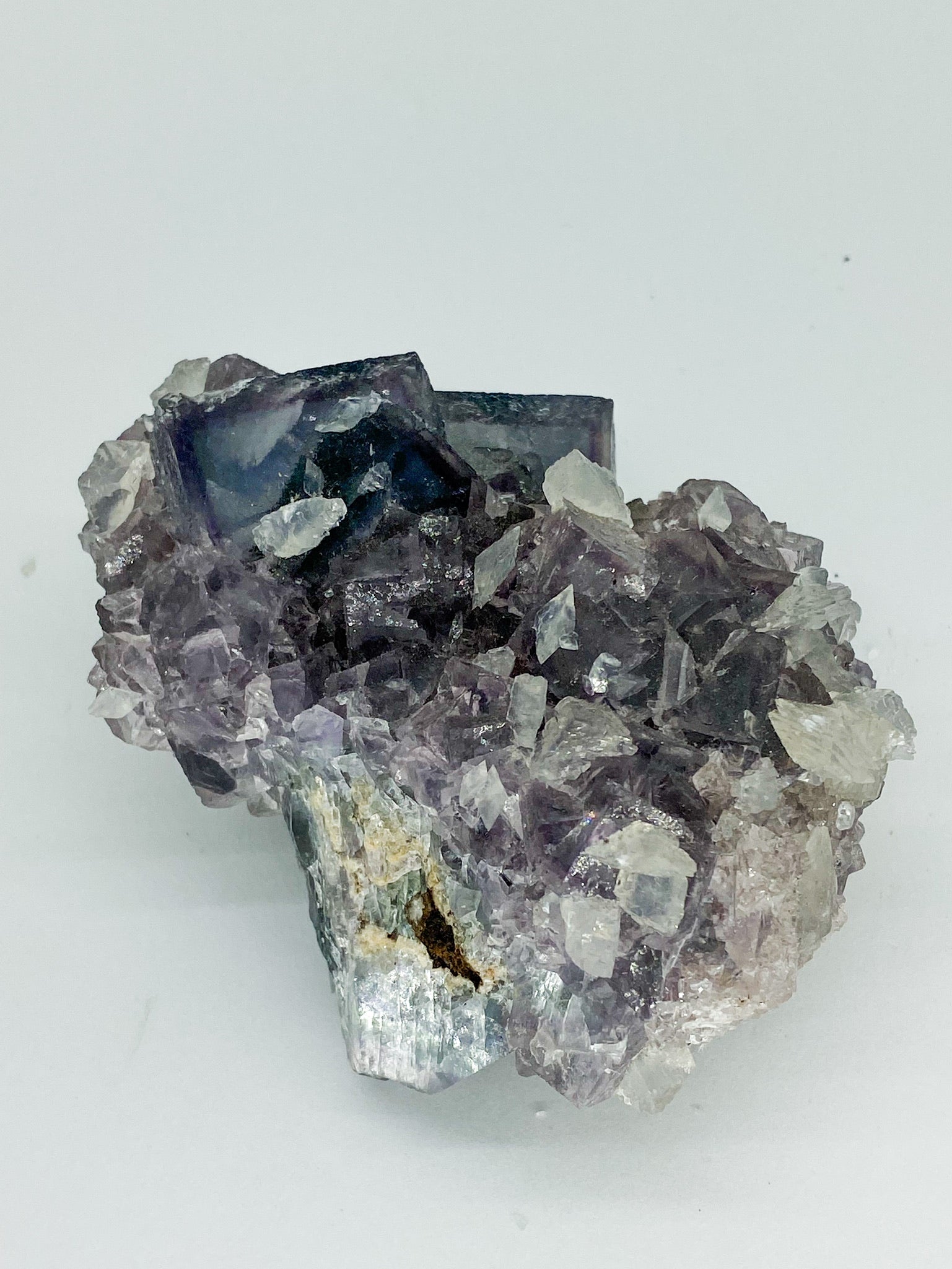 Fluorite with Calcite