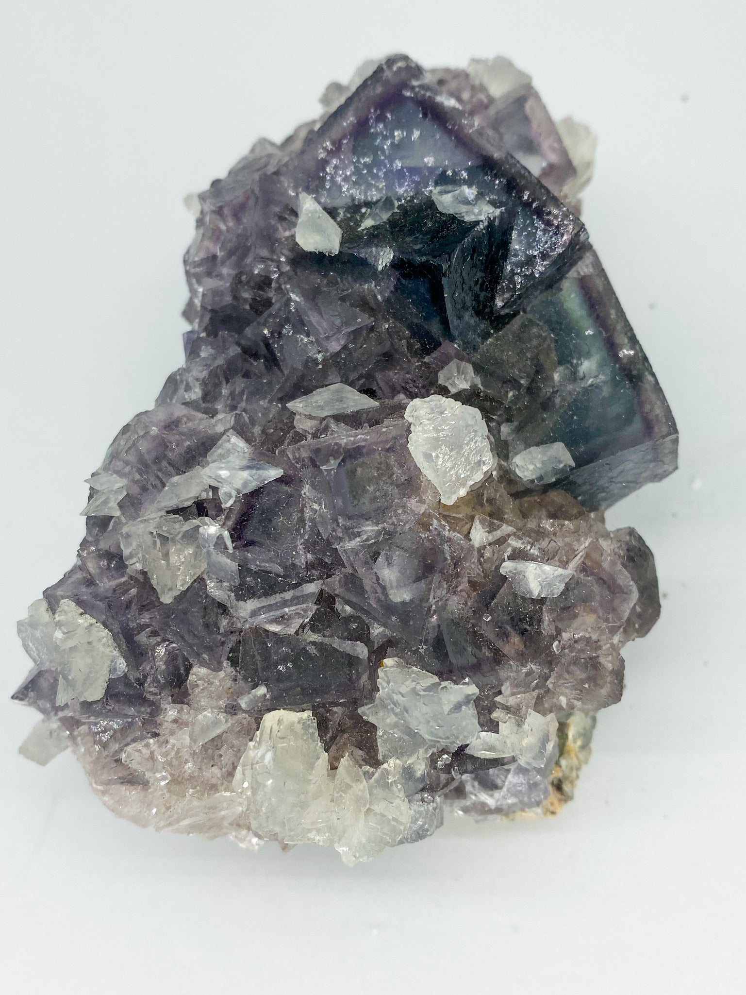 Fluorite with Calcite