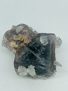 Fluorite with calcite